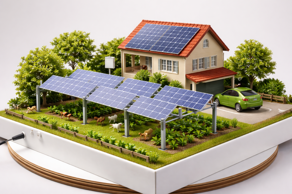 sistema solar interconectado vs sistema aislado